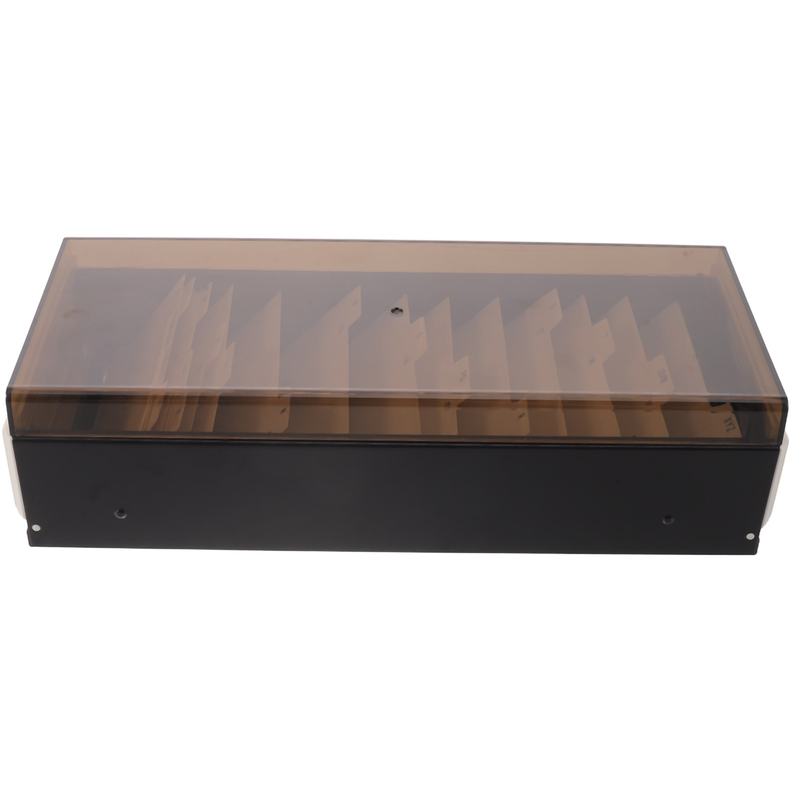 Card Index Box - Вместительный органайзер для визиток, черный настольный
