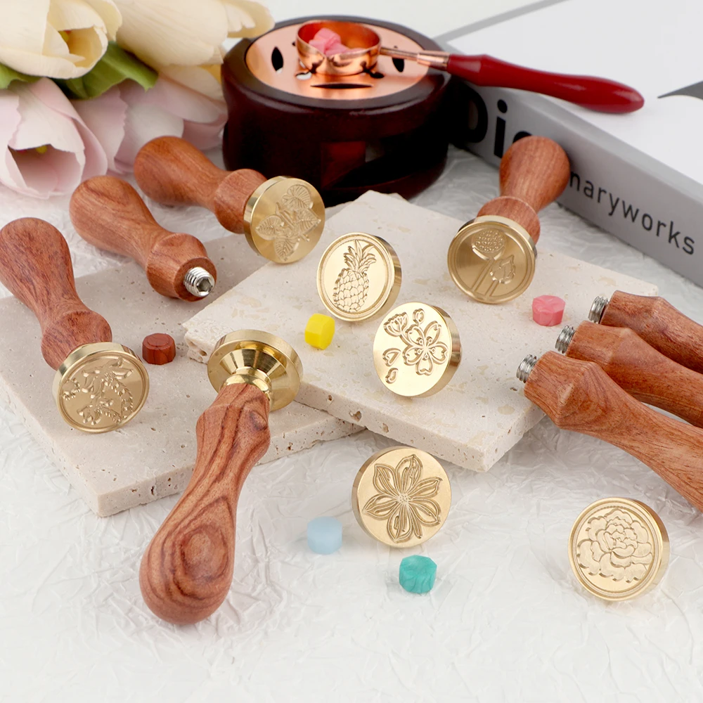 Wax Seal Stamp Set - Набор для восковых печатей: 1 съемная