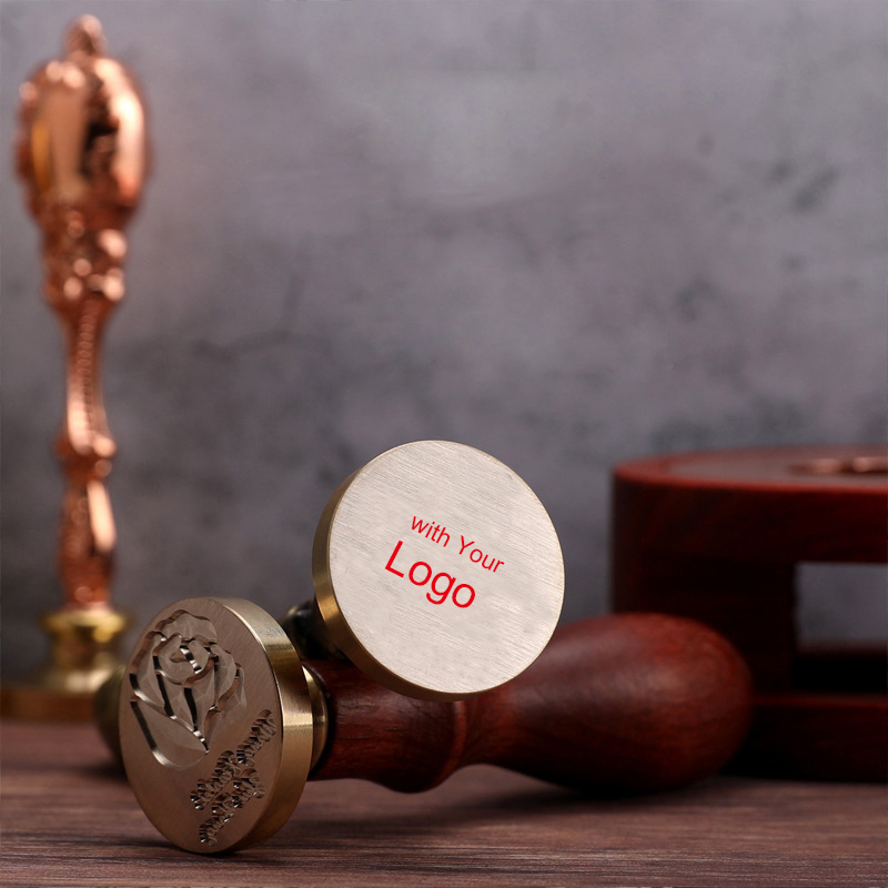 Wax Seal Stamp Set - Головка сургучного штампа с вашим логотипом,